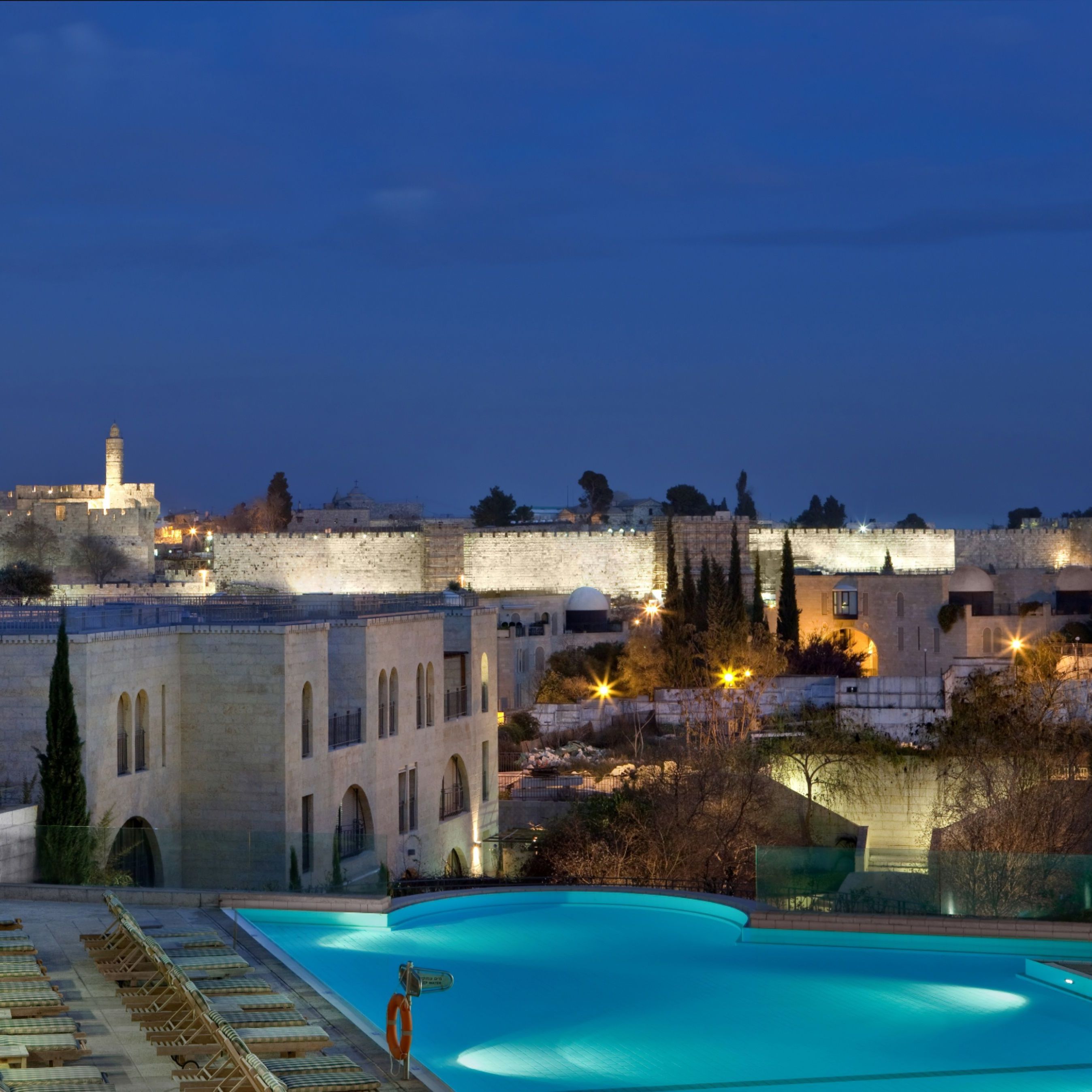 מלון יוקרה ירושלים | מצודת דוד - נוף נשקף מסוויטה